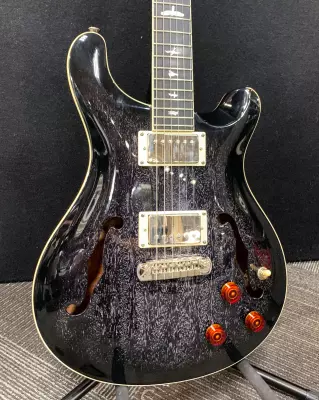 PRS Guitars -SE Hollowbody Standard Piezo Electric Guitar with Case - Dog Hair Smokeburst